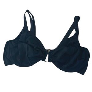 Women's Black Underwire Bikini Top - Size: E